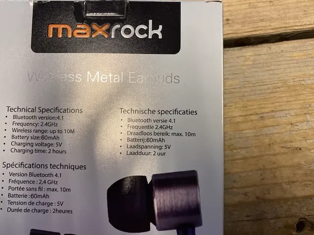 50 stuks draadloze oordopjes maxrock - afbeelding 2 van  3
