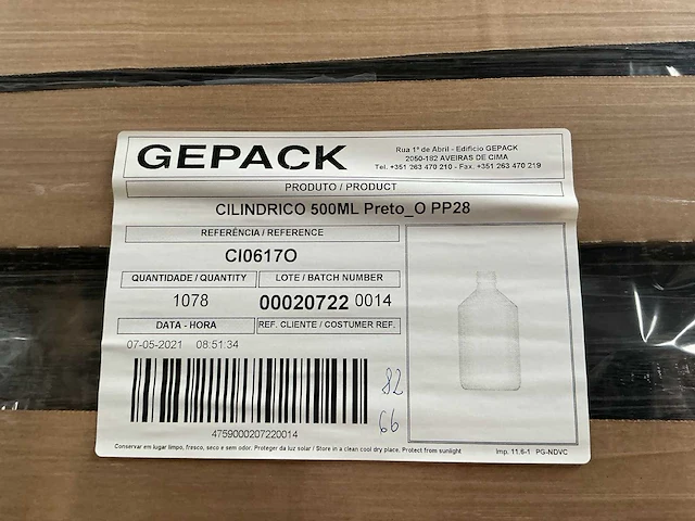 500 ml pet zwart (9.702 stuks) (c) - afbeelding 4 van  4