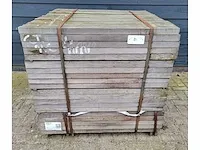 500 x azobe piketten 40 x 40mm lengte 100 cm - afbeelding 4 van  4