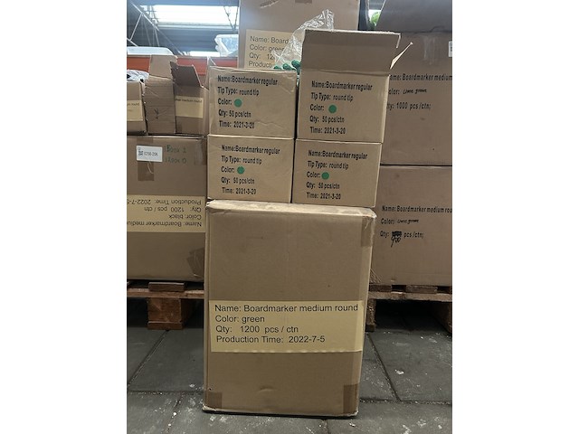 5000x boardmarker regular round tip groen sam creative - afbeelding 1 van  6