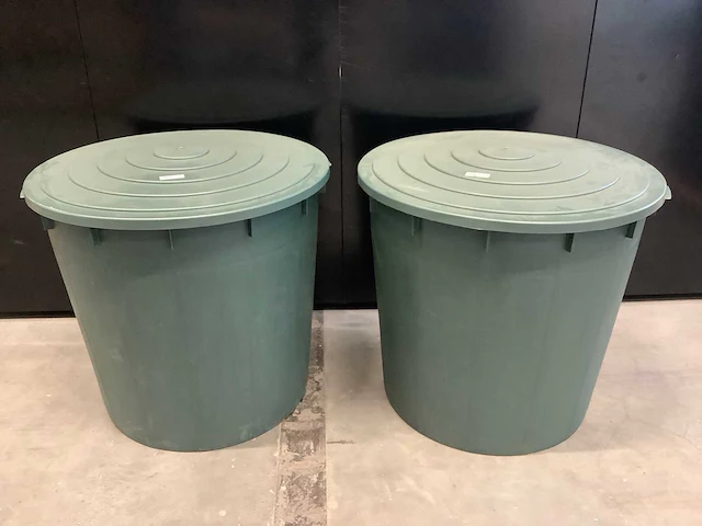 500l regenton (2x) - afbeelding 1 van  7