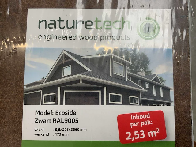 50,6m2 naturetech ecoside gevelbekleding 95x203x3660mm - afbeelding 2 van  8
