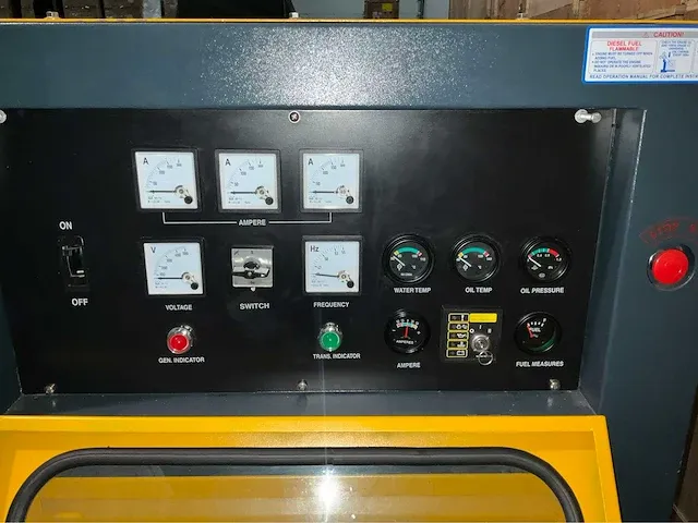 50kw stroomgenerator gfs-50 400v 90,2a silent met 4 cilinder watergekoelde turbo dieselmotor (ongebruikt) - afbeelding 4 van  18