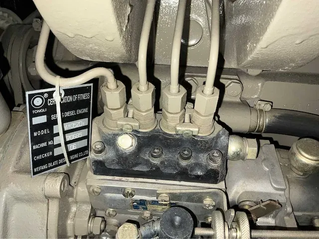 50kw stroomgenerator gfs-50 400v 90,2a silent met 4 cilinder watergekoelde turbo dieselmotor (ongebruikt) - afbeelding 7 van  18