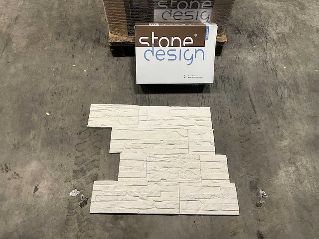 50m² stonedesign tenerife steenstrip wit - afbeelding 2 van  6