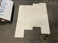 50m² stonedesign tenerife steenstrip wit - afbeelding 4 van  6
