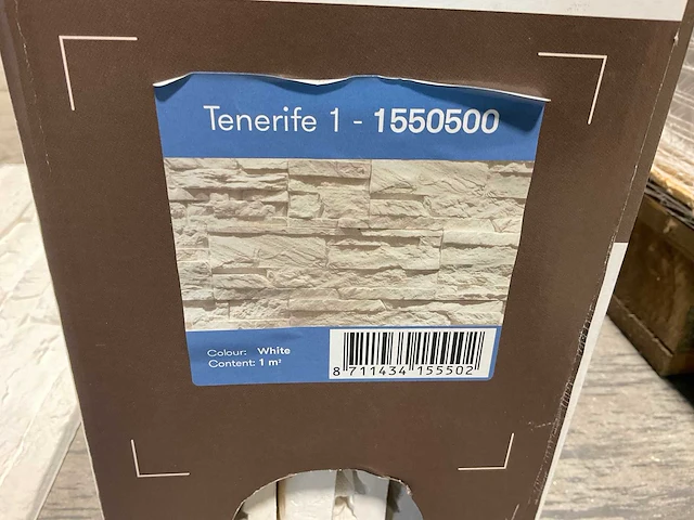 50m² stonedesign tenerife steenstrip wit - afbeelding 5 van  6