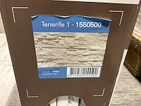 50m² stonedesign tenerife steenstrip wit - afbeelding 5 van  6