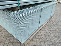 50x heras dubbelstaafs hekwerk gegalvaniseerd 8/6/8 163 hoog met 24 palen - afbeelding 5 van  13