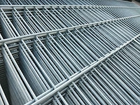 50x heras dubbelstaafs hekwerk gegalvaniseerd 8/6/8 163 hoog met 24 palen - afbeelding 12 van  13