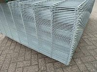 50x heras dubbelstaafs hekwerk gegalvaniseerd 8/6/8 163 hoog met 24 palen - afbeelding 13 van  13