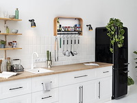 50x keuken wandplank 60x35x11, bruin - afbeelding 2 van  3