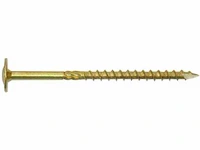 50x parco® tellerkopschroeven | 8,0 x 300 mm | geel-verzinkt | tx40 - afbeelding 1 van  3