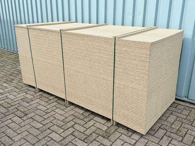 50x spaanplaat 2690x1100x22mm. geschikt voor stellingen / vlonders / legborden - afbeelding 1 van  3