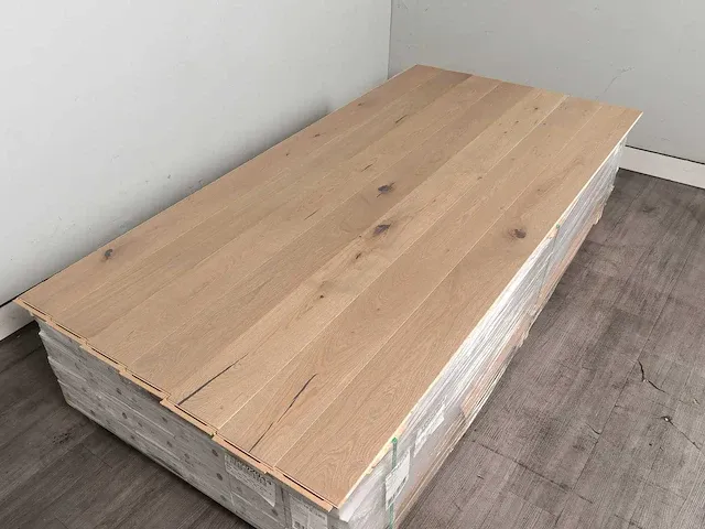 52 m2 multiplank xl eiken parket - 2200 x 155 x 14 mm - afbeelding 3 van  4