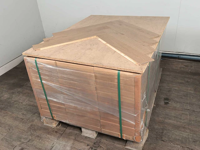52 m2 parket eiken visgraat mutliplank - 660 x 110 x 14 mm - afbeelding 4 van  4