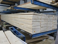 52 vurenhouten geschaafde balken 38 x 285 mm met lengte 540 cm. - afbeelding 2 van  3