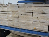 52 vurenhouten geschaafde balken 38 x 285 mm met lengte 540 cm. - afbeelding 3 van  3
