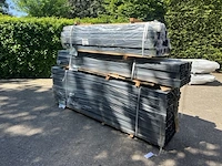 52x aluminium sleufpaal, schuttingpaal en toebehoren - afbeelding 2 van  6