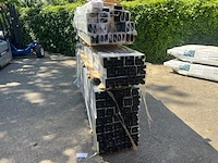 52x aluminium sleufpaal, schuttingpaal en toebehoren - afbeelding 4 van  6
