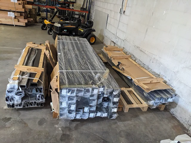 52x aluminium sleufpaal, schuttingpaal en toebehoren - afbeelding 6 van  6