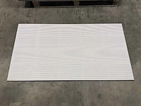 53,5m² hdm akoestische wandpanelen - clair white - 138,8x20,1 cm - afbeelding 2 van  8