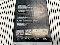 53,5m² hdm akoestische wandpanelen - clair white - 138,8x20,1 cm - afbeelding 5 van  8