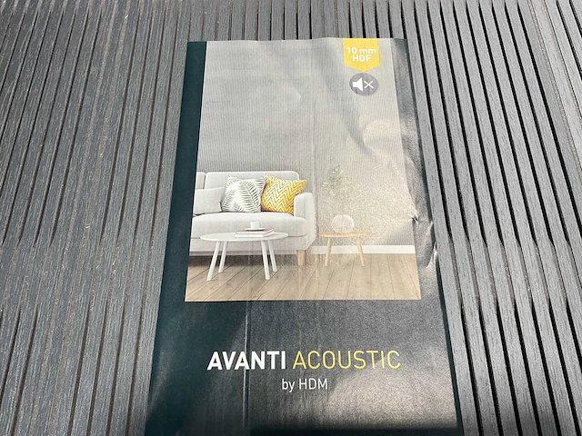 53,5m² hdm akoestische wandpanelen - inox black - 138,8x20,1 cm - afbeelding 4 van  8