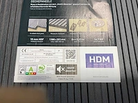 53,5m² hdm akoestische wandpanelen - inox black - 138,8x20,1 cm - afbeelding 6 van  8