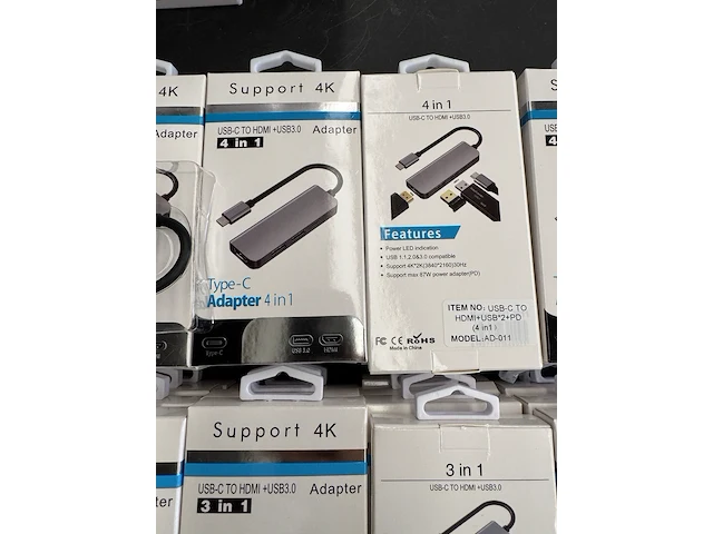 53x adapter usb-c (26x 4-in-1, 27x 3-in-1) - afbeelding 5 van  6