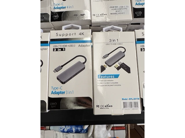 53x adapter usb-c (26x 4-in-1, 27x 3-in-1) - afbeelding 6 van  6