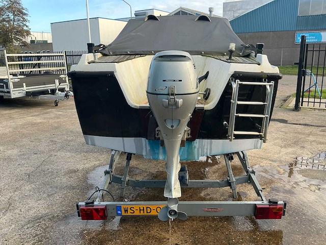 54 taylor met 14,7kw honda motor inclusief brenderup boot trailer - afbeelding 12 van  31
