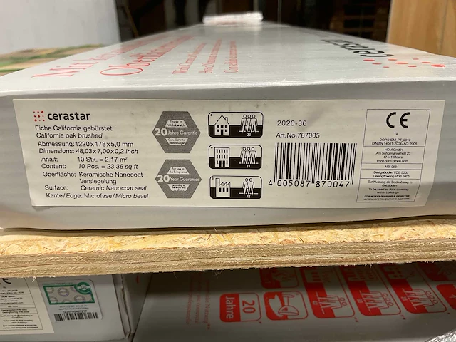 54,2m² cerastar california eiken composiet kliklaminaat - afbeelding 5 van  8