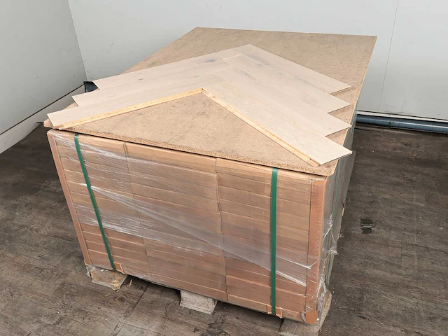 55 m2 parket eiken visgraat mutliplank - 660 x 110 x 14 mm - afbeelding 4 van  4