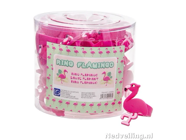 576x ring flamingo - afbeelding 1 van  7
