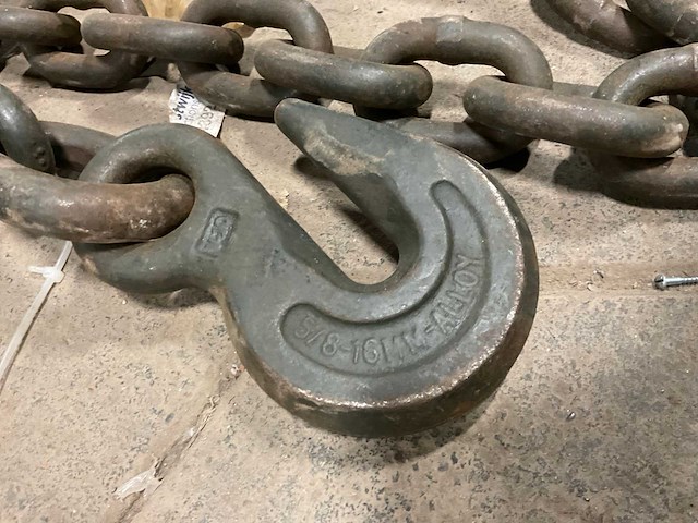 5/8 16mm ketting met haak - afbeelding 3 van  4