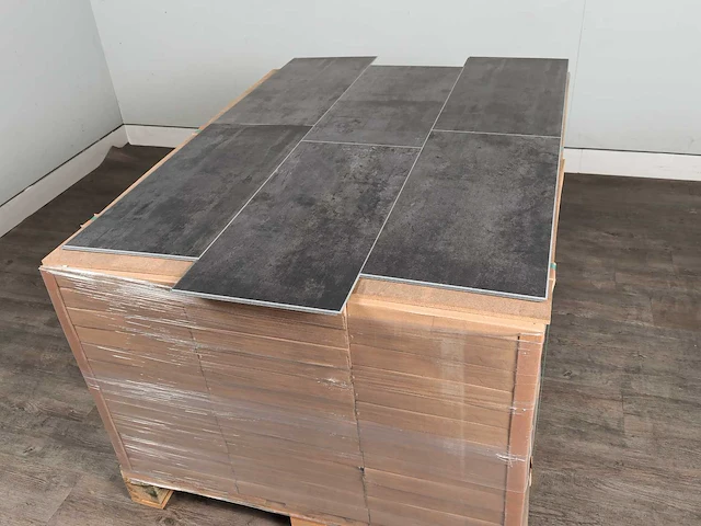 59 m2 pvc cick tegel - 638 x 310 x 4,5 mm - afbeelding 4 van  4