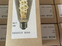 59x led lamp feliz, bulb drop, goud - afbeelding 3 van  4