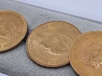 5x 10 gulden munt - afbeelding 2 van  11