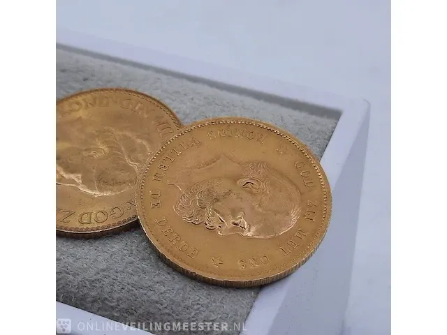 5x 10 gulden munt - afbeelding 3 van  11