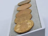 5x 10 gulden munt - afbeelding 1 van  11