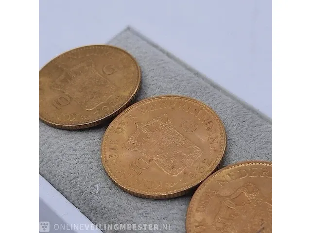 5x 10 gulden munt - afbeelding 7 van  11