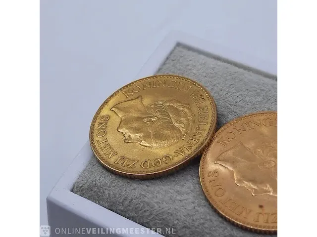 5x 10 gulden munt - afbeelding 9 van  11