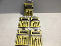5x 15 delige bit + dop + verlengset - afbeelding 1 van  1