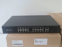 5x 19 poort ethernet switch met 16x poe - afbeelding 2 van  4