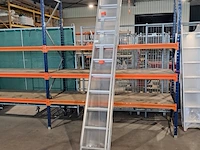5x 2-delige schuifladder 2x11 treden tüv-aluminium, 2022 - afbeelding 1 van  3