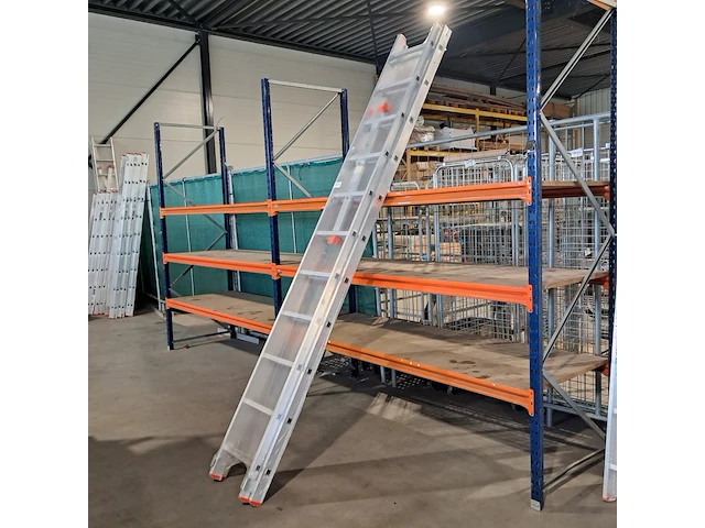 5x 2-delige schuifladder 2x11 treden tüv-aluminium, 2022 - afbeelding 2 van  3