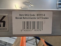 5x 2-delige schuifladder 2x11 treden tüv-aluminium, 2022 - afbeelding 3 van  3