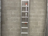 5x 2-delige schuifladder 9 treden tüv-aluminium, 2022 - afbeelding 1 van  2