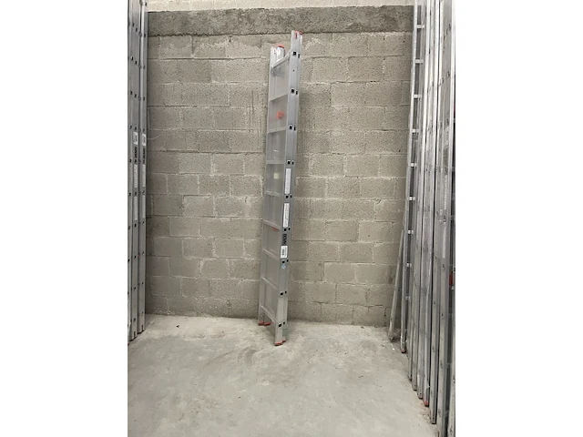 5x 2-delige schuifladder 9 treden tüv-aluminium, 2022 - afbeelding 2 van  2